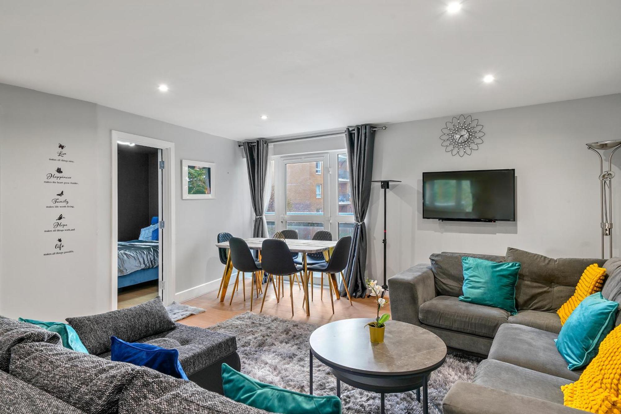 Elegant 3Br 2Bath Flat In Canary Wharf - O2 -Excel London Eksteriør bilde